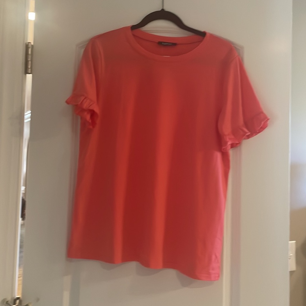 PRETTYGARDEN Women's Short Sleeve Casual T Shirts Summer Ruffle